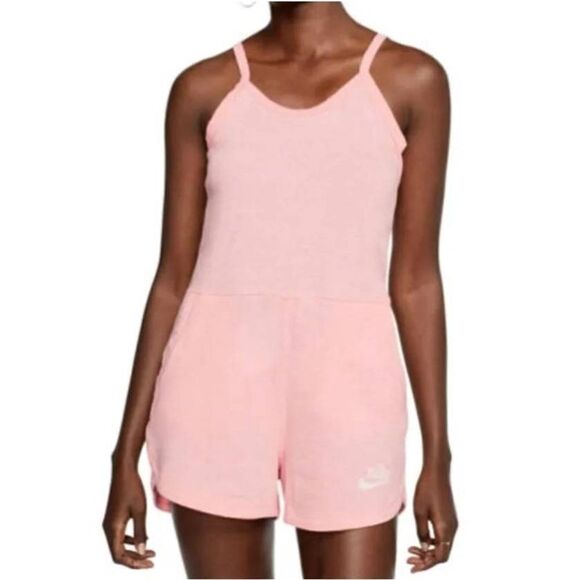 Nike Womens Gym Vintage Logo Romper - Picture 1 of 3